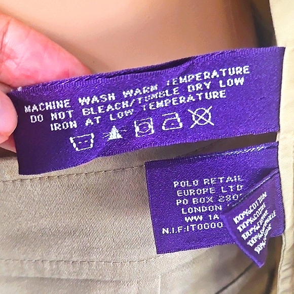 Ralph Lauren Colletion Beige Button-Down Shirt - Picture 10 of 12